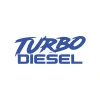 Turbo Diesel Araba Sticker 17x17 Cm Mavi