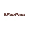 #ForPaul Araba Sticker 17x17 Cm Kahverengi