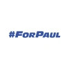 #ForPaul Araba Sticker 17x17 Cm Mavi
