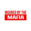 Insured By The Mafia Araba Sticker 17x17 Cm Kırmızı