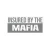 Insured By The Mafia Araba Sticker 17x17 Cm Gri