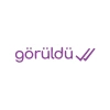 Görüldü Araba Sticker 17x17 Cm Mor