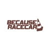 Because Race Car Araba Sticker 17x17 Cm Kahverengi
