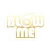 Blow Me Araba Sticker 17x17 Cm Gold