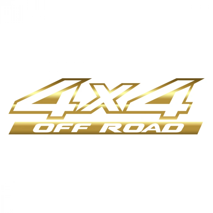 4x4 Ofroad Sticker 17x17 Cm Gold