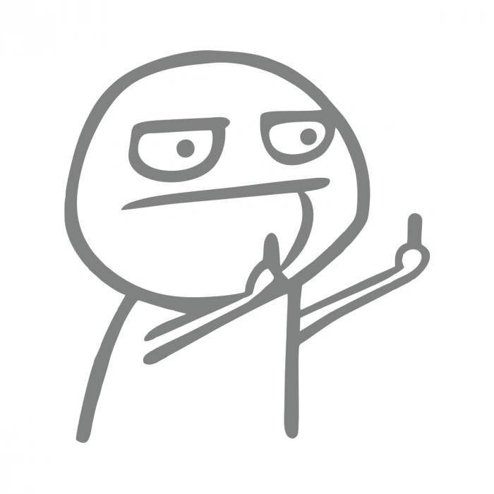 Terbiyesiz Çocuk Oto Sticker 17x17 Cm Gri