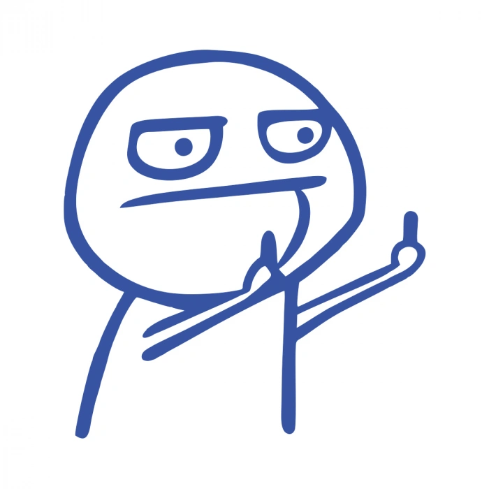 Terbiyesiz Çocuk Oto Sticker 17x17 Cm Mavi