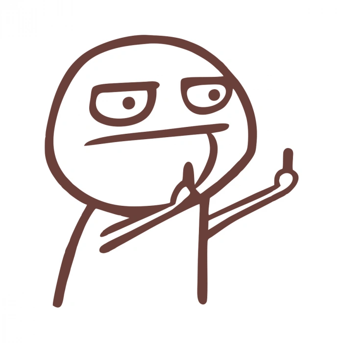 Terbiyesiz Çocuk Oto Sticker 17x17 Cm Kahverengi