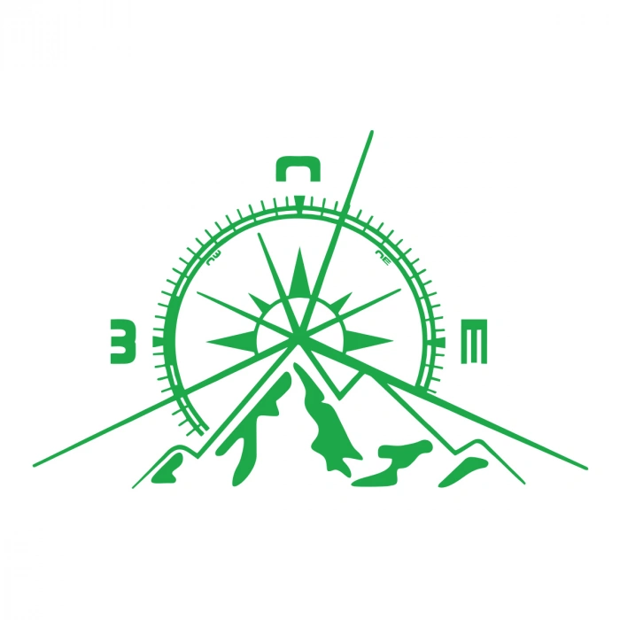 Duster Oto Logo Sticker17x17 Cm Yeşil