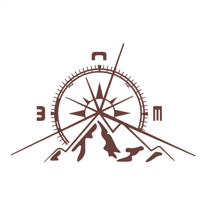 Duster Oto Logo Sticker17x17 Cm Kahverengi