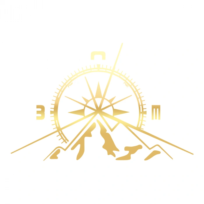 Duster Oto Logo Sticker17x17 Cm Gold