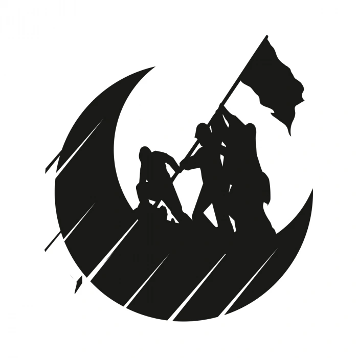 Çanakkale Zaferi Oto Sticker, Araba Sticker 17x17 Cm Siyah