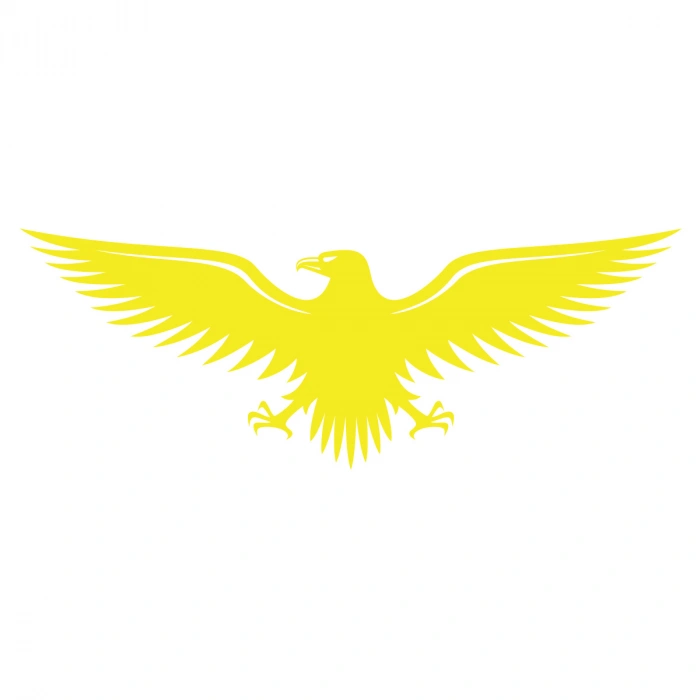 Kartal Sticker17x17 Cm Sarı