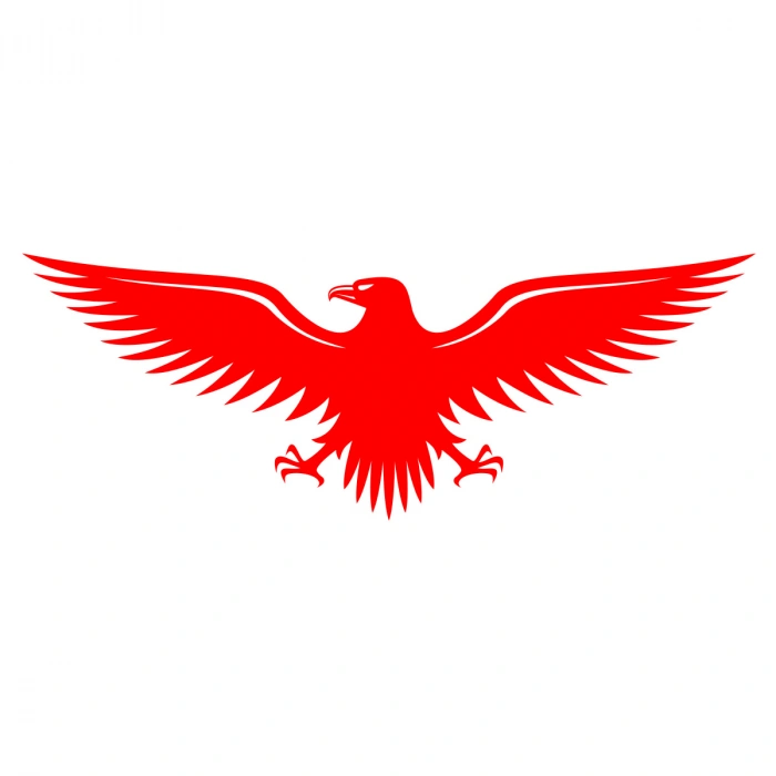 Kartal Sticker17x17 Cm Kırmızı