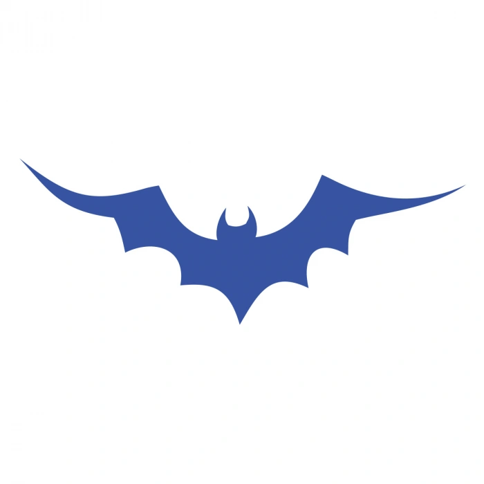 Yarasa Oto Sticker17x17 Cm Mavi