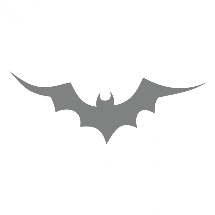 Yarasa Oto Sticker17x17 Cm Gri