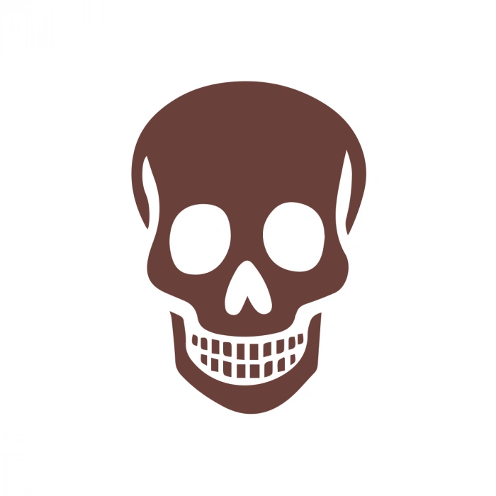 Kuru Kafa Sticker17x17 Cm Kahverengi