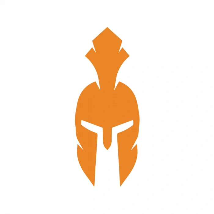 Miğfer Sticker17x17 Cm Turuncu