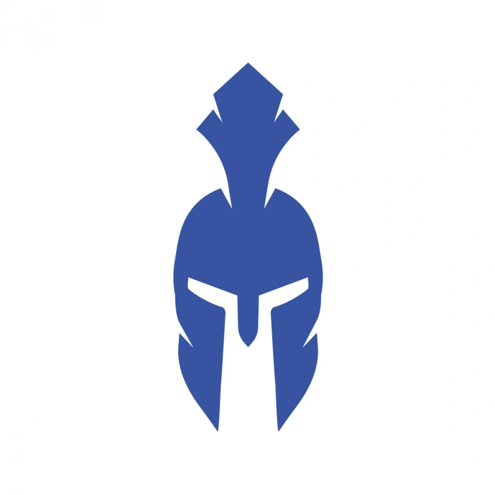 Miğfer Sticker17x17 Cm Mavi