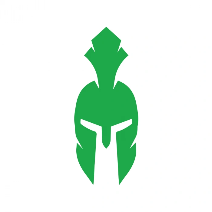 Miğfer Sticker17x17 Cm Yeşil