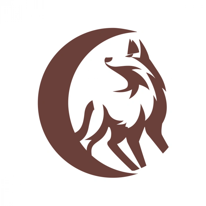 Kurt Sticker17x17 Cm Kahverengi