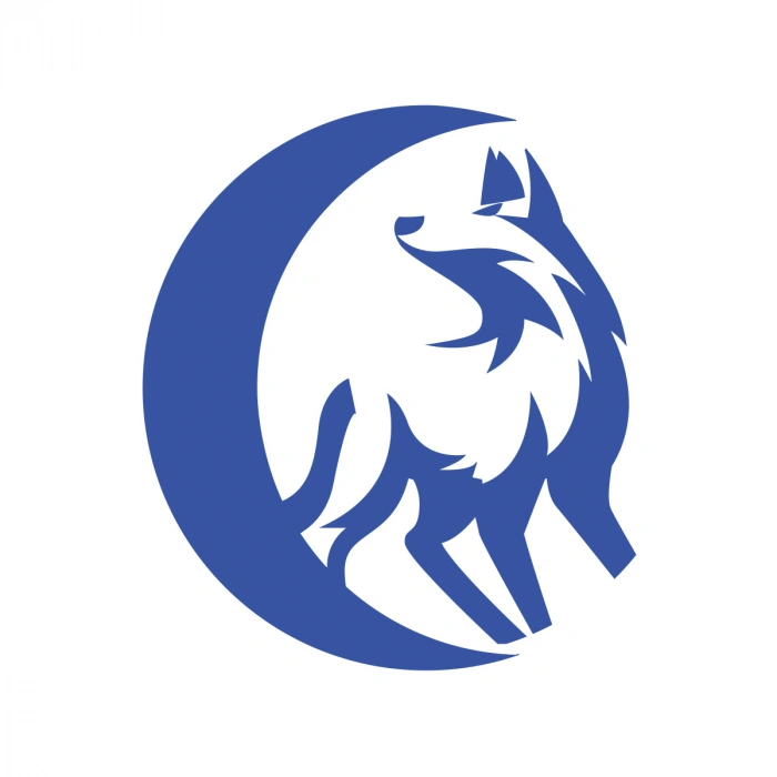 Kurt Sticker17x17 Cm Mavi