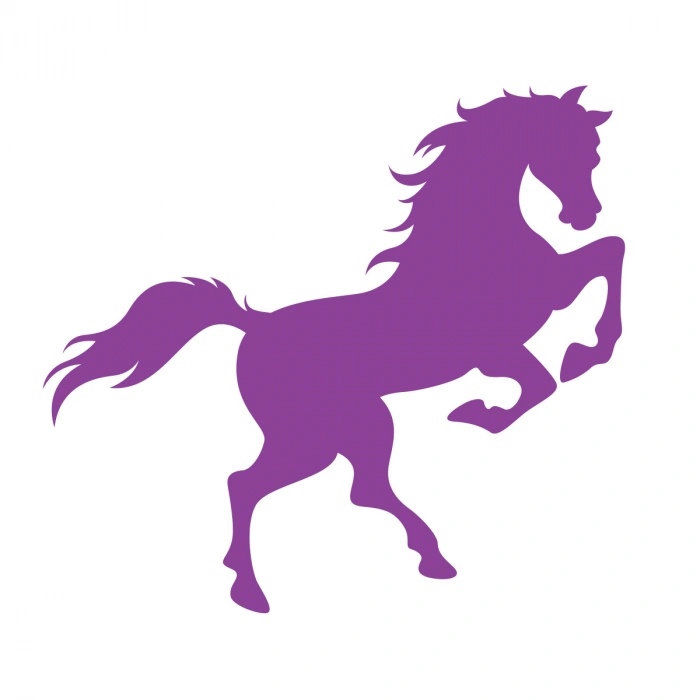 At Sticker 17x17 Cm Mor