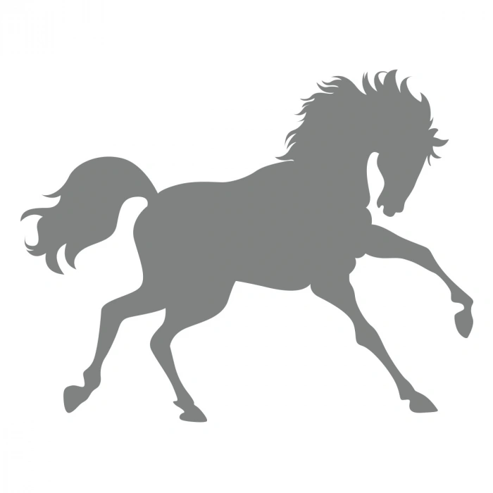 At Sticker 17x17 Cm Gri