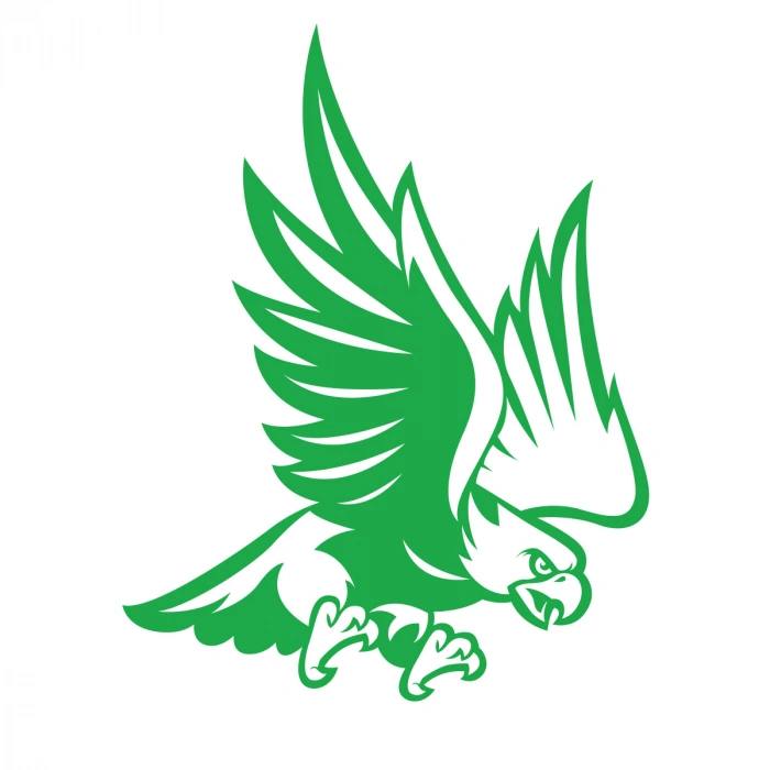 Kartal Sticker17x17 Cm Yeşil