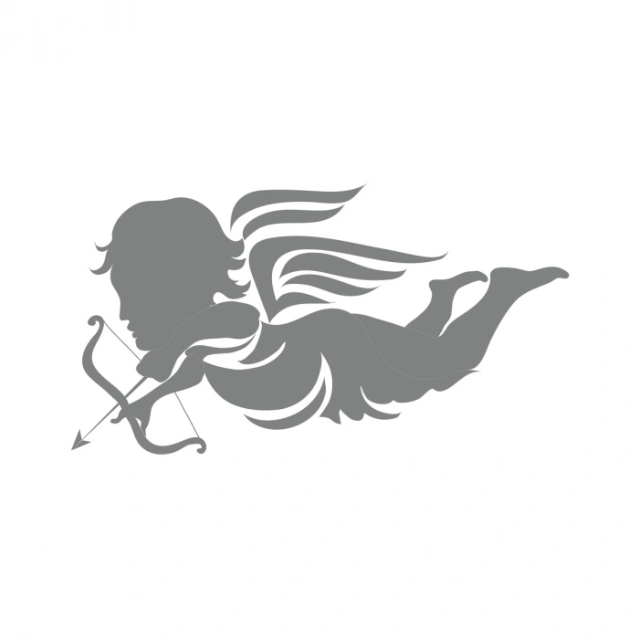 Eros Sticker 17x17 Cm Gri