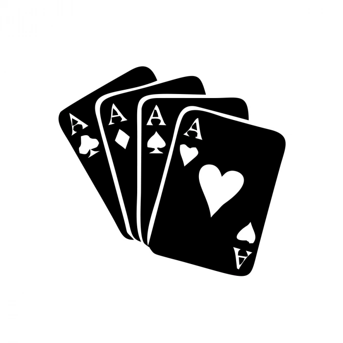 4 As Sticker17x17 Cm Siyah