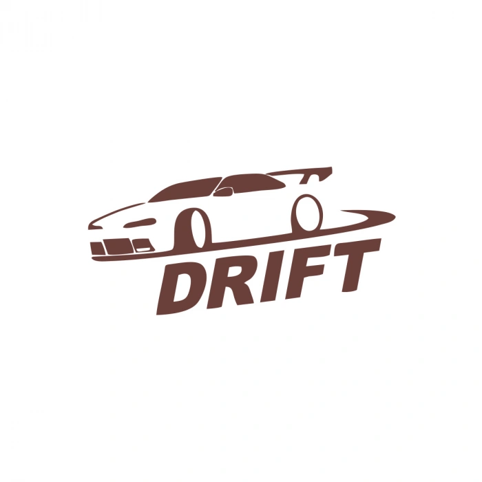 Drit Araba Sticker17x17 Cm Kahverengi