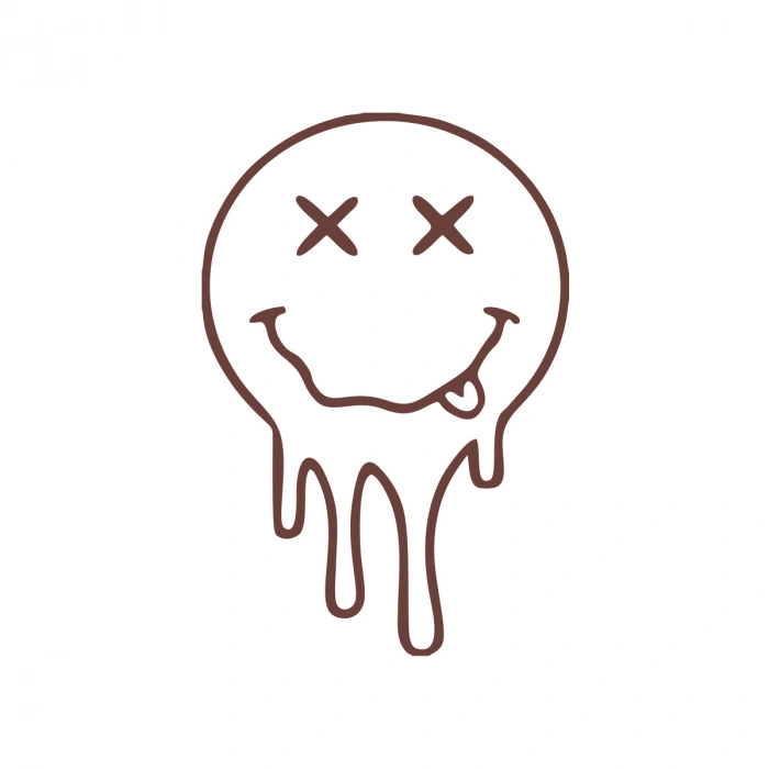 Akan Surat Sticker17x17 Cm Kahverengi