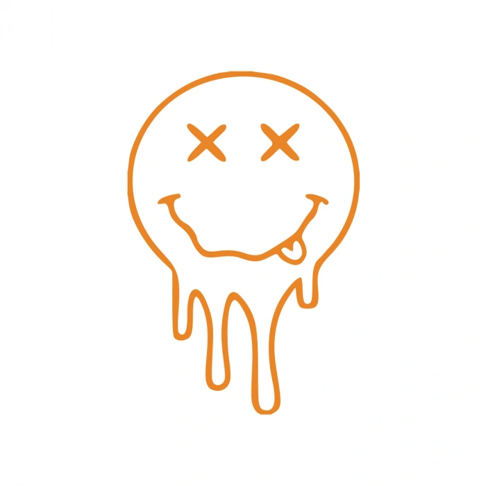 Akan Surat Sticker17x17 Cm Turuncu