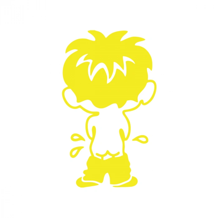 Cocuk Sticker17x17 Cm Sarı