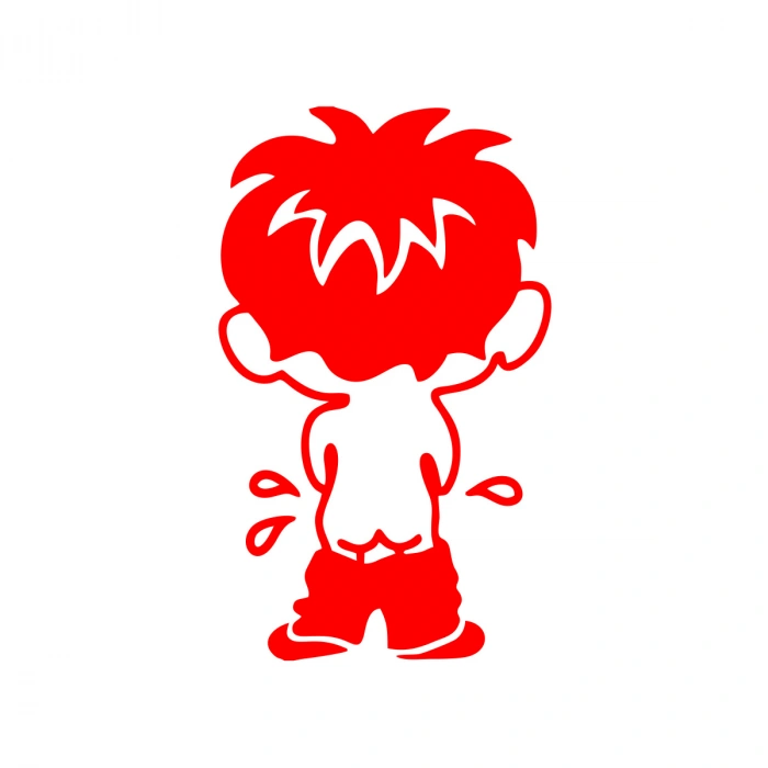 Cocuk Sticker17x17 Cm Kırmızı