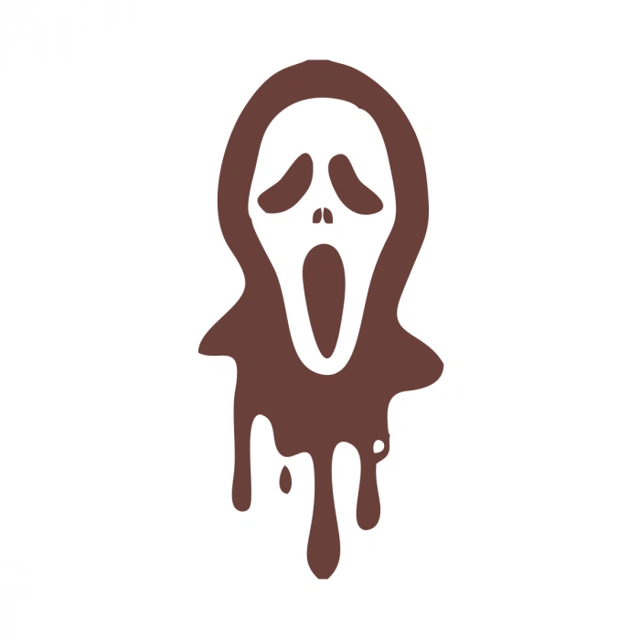 Hayalet Sitcker17x17 Cm Kahverengi