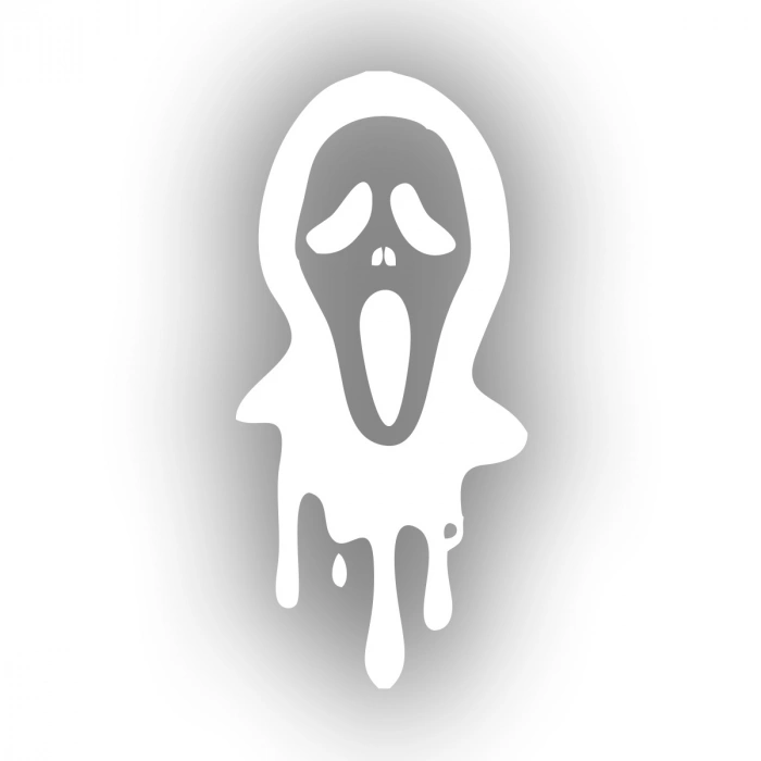 Hayalet Sitcker17x17 Cm Beyaz