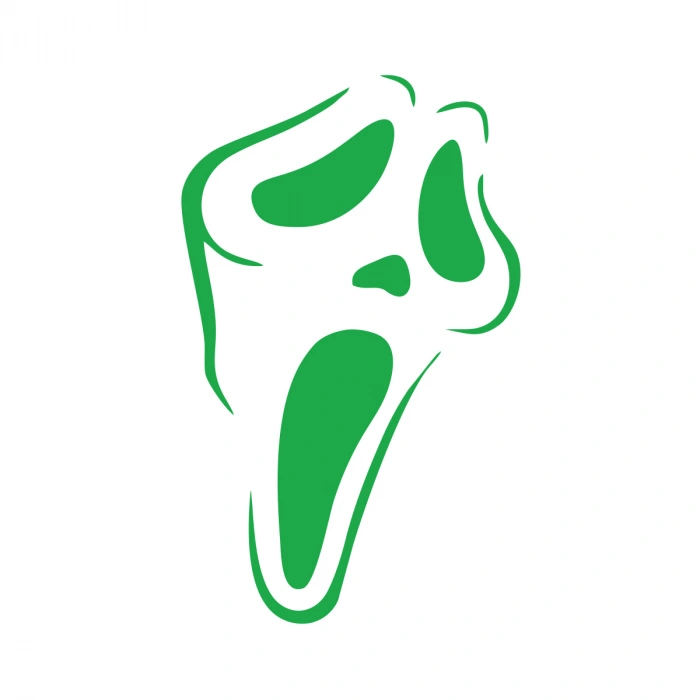 Hayalet Sitcker17x17 Cm Yeşil