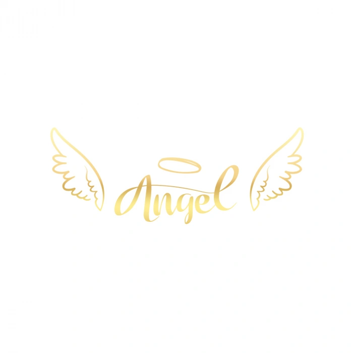 Angel Sticker 17x17 Cm Gold