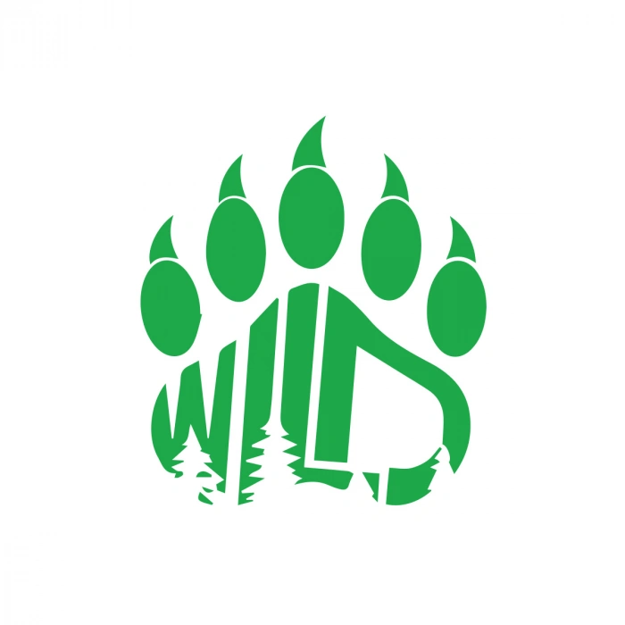 Wild Sticker 17x17 Cm Yeşil