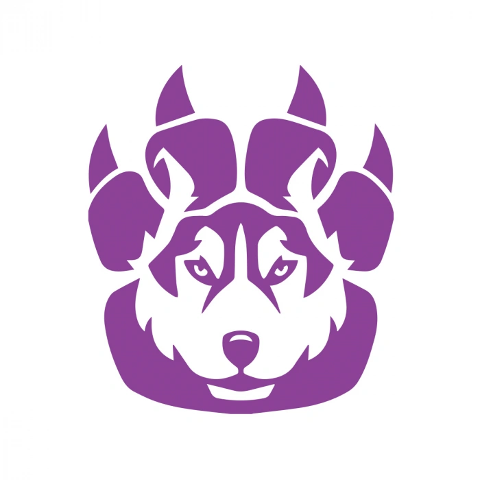 Wild Kurt Sticker 17x17 Cm Mor