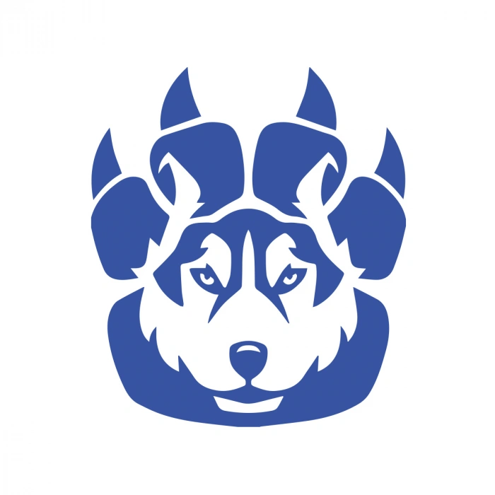 Wild Kurt Sticker 17x17 Cm Mavi