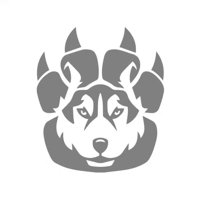 Wild Kurt Sticker 17x17 Cm Gri