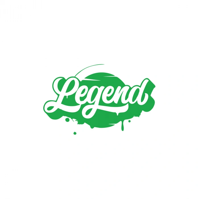 Legend Sticker 17x17 Cm Yeşil