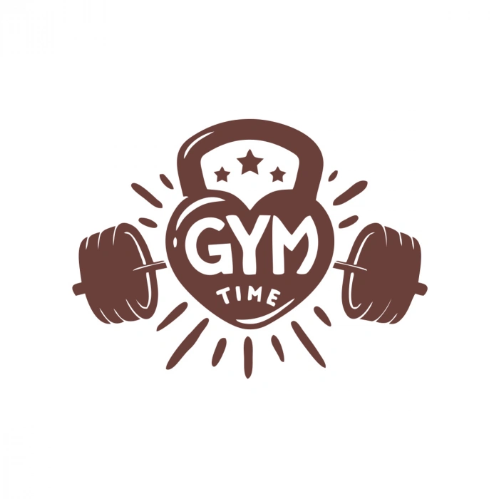 GYM Times Sticker 17x17 Cm Kahverengi
