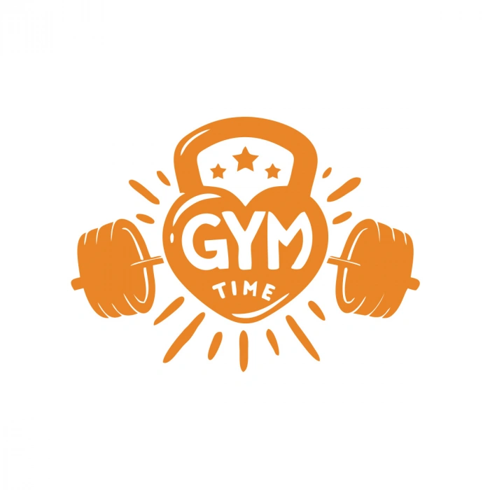 GYM Times Sticker 17x17 Cm Turuncu