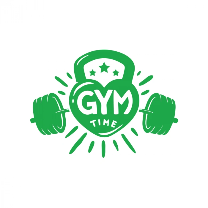 GYM Times Sticker 17x17 Cm Yeşil