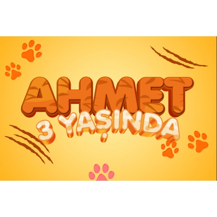 Pati Temalı Doğum Günü Afişi - 100x150 Cm