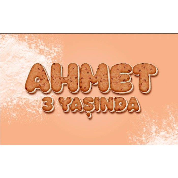 Cookie Temalı Doğum Günü Afişi - 100x150 Cm